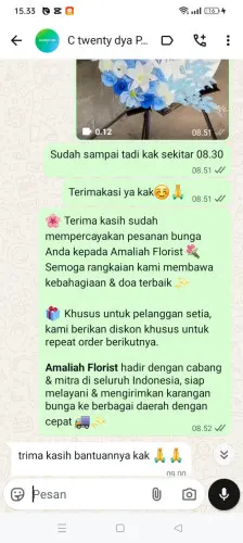 Testimonial Standing Flower langkat